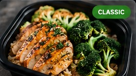 Garlic Herb Chicken meal prep